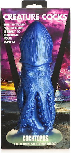 XR Dildo με Βεντούζα Μπλε