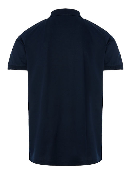 Karl Lagerfeld Herren Kurzarmshirt Polo Dark Blue