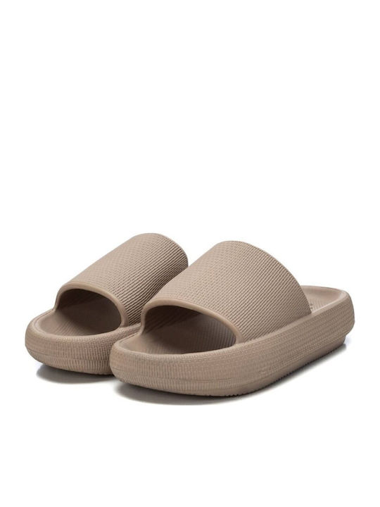 Flache Sandalen für Damen in Braun Farbe