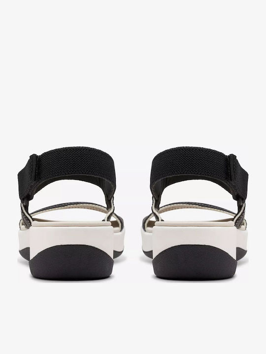Arla Women's Flat Sandals Sporty in Black Color