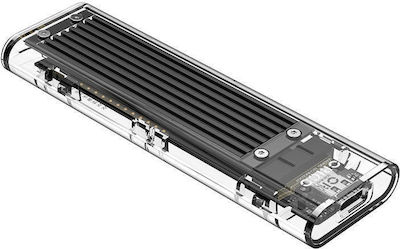 Orico Hard Drive Case M.2 SATA III NVME with connection USB 3.1 Type-C in Schwarz color TCM2-C3-BK-BP