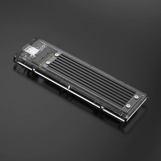 Orico Case for Hard Drive M.2 SATA III with Connection USB 3.1 Type-C TCM2-C3-BK-BP