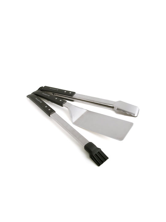 Broil King Set de 3 unelte BBQ cu Spatula, Pensete și Liner 64103