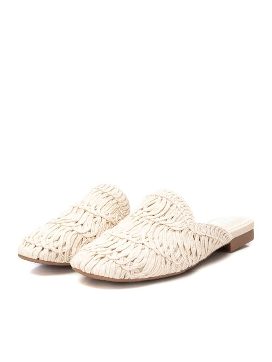 Flat Mules σε Μπεζ Χρώμα