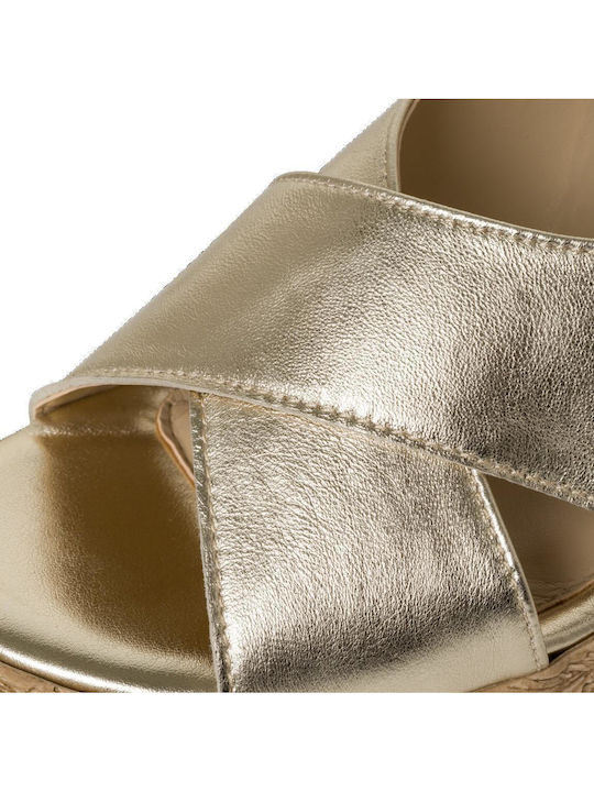 Damenplattformen Goldene