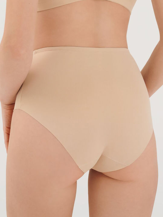 Lisca High-waisted Women's Slip Seamless Beige