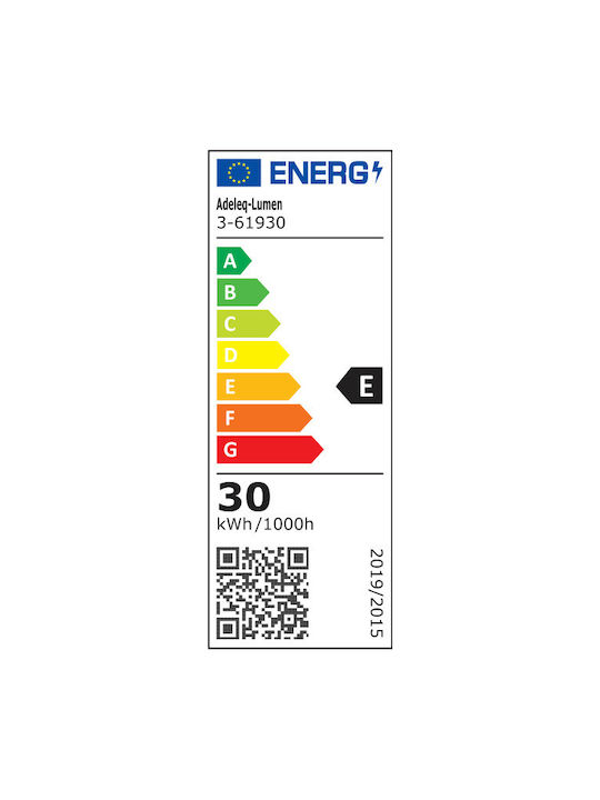 Adeleq Lampă LED De Drum 30W 49x18x9.8cm