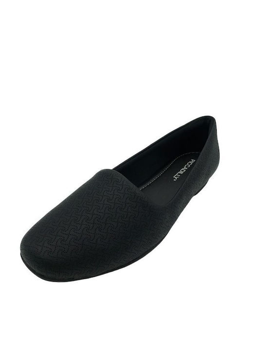 Piccadilly Anatomic Synthetic Leather Ballerinas Black