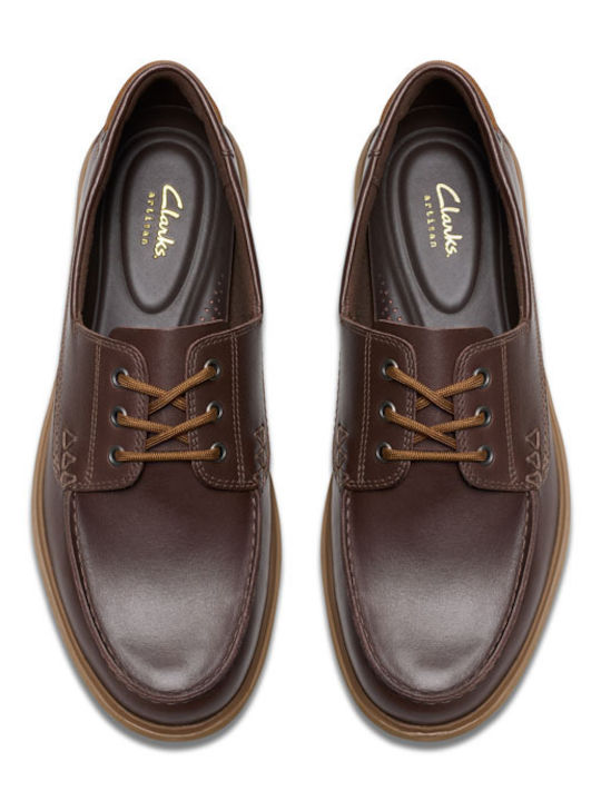 Clarks Herren Mokassins in Braun Farbe