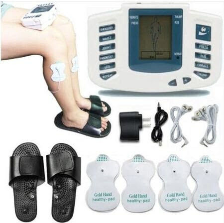 Massage & Muscle Toning Device Electrotherapy with Slippers Jr309a - Electronic Pulse Massager 145917