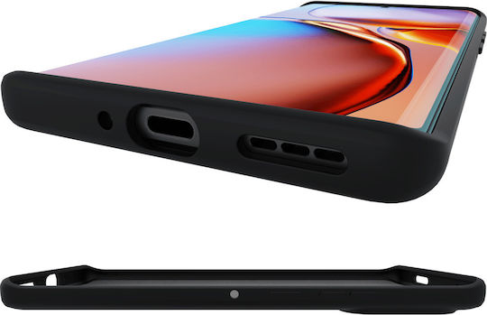 Motorola Umschlag Rückseite Schwarz (Motorola Edge 40 Pro)
