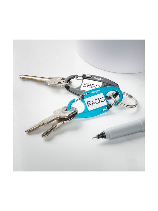 Niteize Σετ Μπρελόκ Slidelock Dual Carabiner Πλαστικά Μαύρο 2τμχ Niteize Σετ Μπρελόκ Slidelock Dual Carabiner Πλαστικά Μαύρο 2τμχ