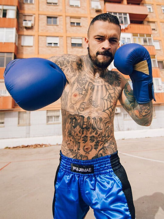 Fujimae Shorts Kick/Thai-Boxen Blau