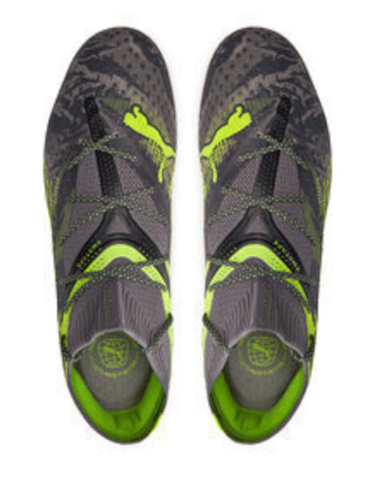 PUMA Future 7 Ultimate Rush Ποδοσφαιρικά Παπούτσια με Τάπες FG/AG Γκρι