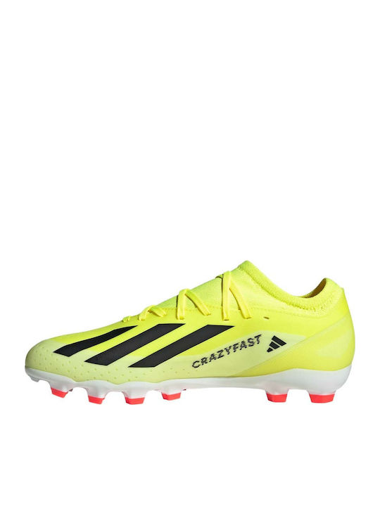 adidas X Crazyfast League MG Fußballschuhe mit Stollen Gelbe