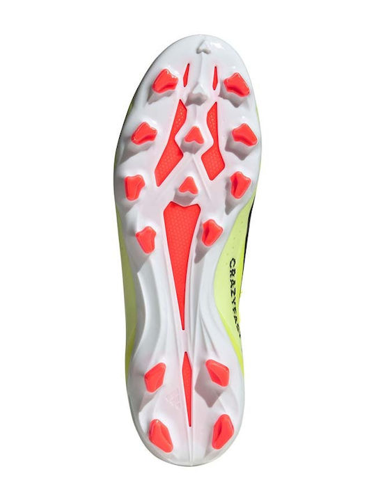 adidas X Crazyfast League Football Shoes with Cleats Yellow