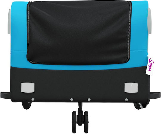 Vidaxl Anhänger Für Fahrräder Schwarze Blaue 45 Kilo Eisen
