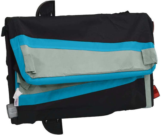Vidaxl Anhänger Für Fahrräder Schwarze Blaue 45 Kilo Eisen