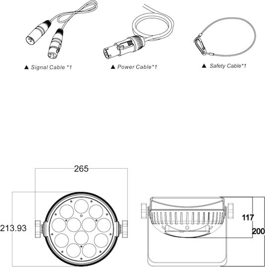 AFX Light Φωτορυθμικό Beam LED PAR RGBW