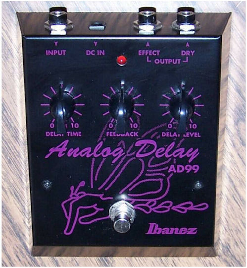 Ibanez AD99 Pedală Efectul Întârziere Instrumente electroacustice, Chitară electrică și Bas electric