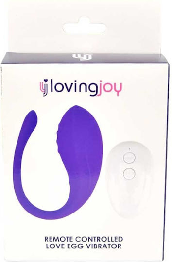 Loving Joy Vibrator Egg cu Telecomandă Violet