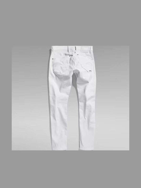 Revend Fwd Men's Jeans Pants Elastic with Skinny Fit White