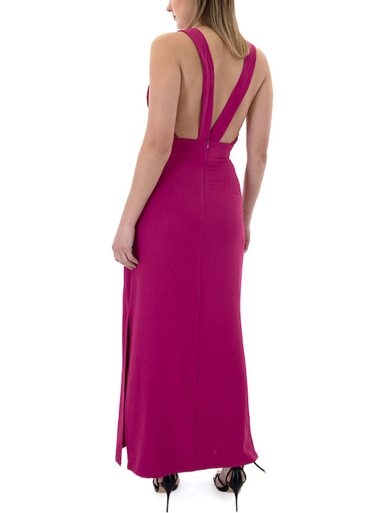 Summer Maxi Dress for Wedding and Christening Fuchsia