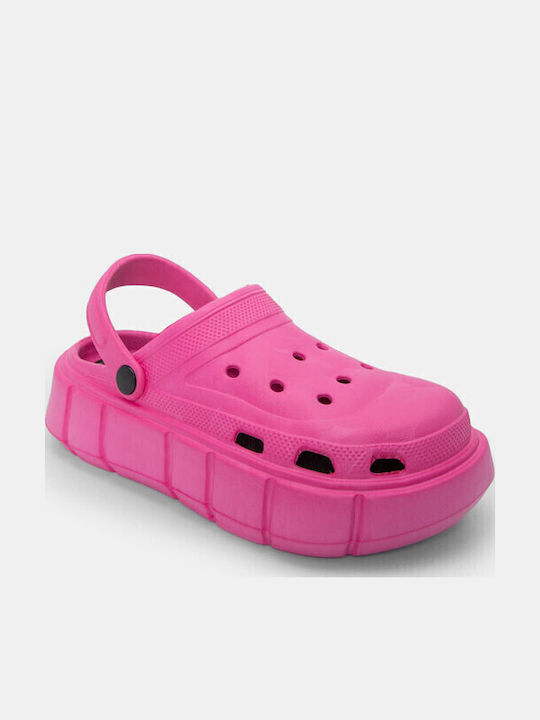 Luigi Women's Fuchsia Clogs