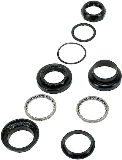 Neco Bicycle fork cups mtb 1-1/8''' Screwed Black