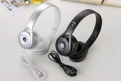 Gjby GJ-22 Wired On Ear Headphones Whitά