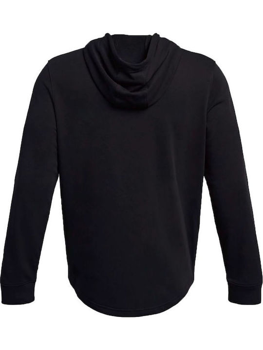Ua Rival Terry Graphic Sweatshirt With Hood Black