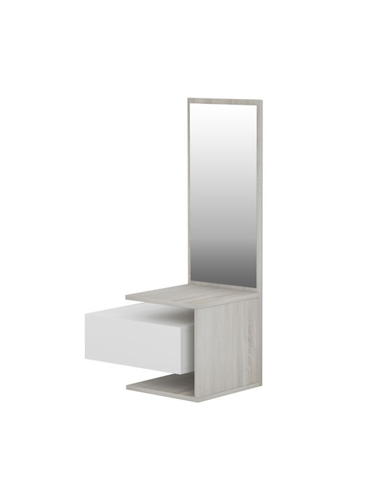 Meara Антре с Огледало Бял 49.1x31.3x90бр