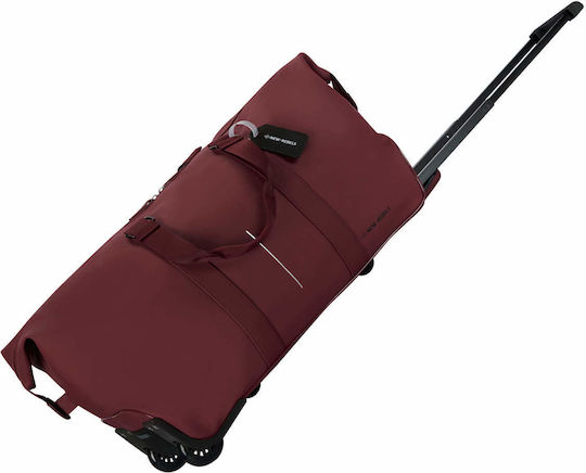 New Rebels Wheeled Sack Voyage Burgundy L54xW20xH36cm