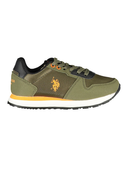 U.S. Polo Assn. Παιδικά Sneakers Πράσινα