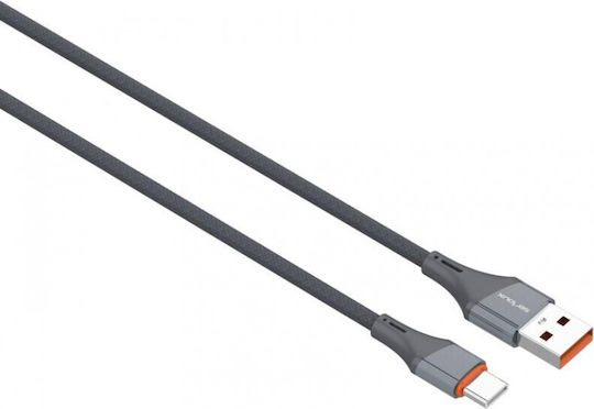 Serioux USB 2.0 Cable USB-C male - USB-A 30W Γκρι 2m