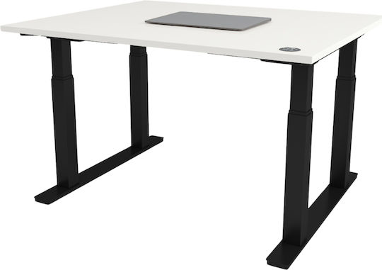 Action Desk Block - White 860-1400x700x700x625/1275mm
