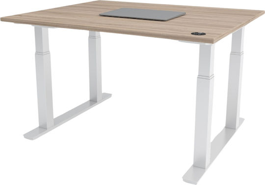 Action Desk Block - White 860-1400x700x700x625/1275mm
