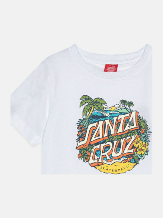 Santa Cruz T-shirt Λευκό