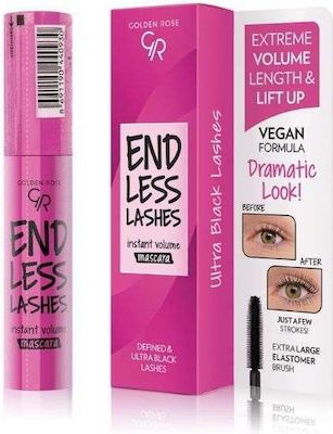 Golden Rose Endless Mascara pentru Volum Negru 13ml