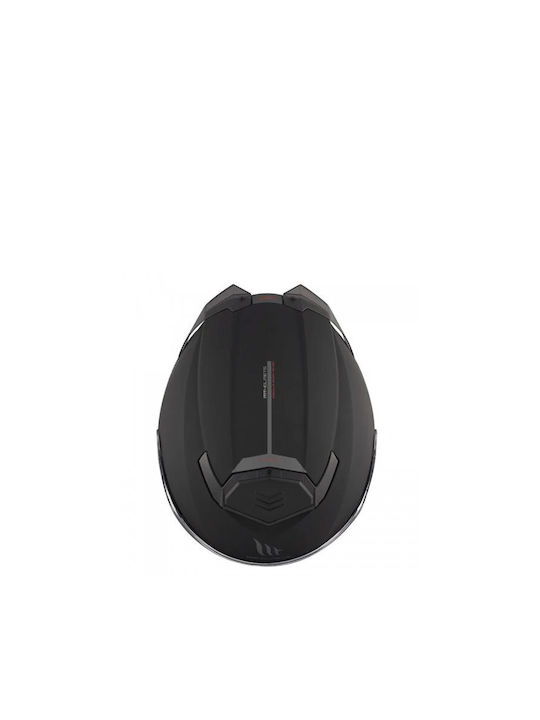 MT Atom 2 SV Matt Black Motorcycle Helmet Full Face ECE 22.06 1650gr with Sunvisor