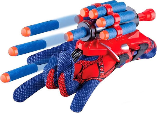 Σετ Δύο Γαντιών Εκτόξευσης Spiderman Με Βεντούζες Σφουγγαριών Kidmania® Για Παιδιά