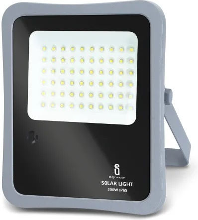 Aigostar Στεγανός Ηλιακός Προβολέας LED 200W Ψυχρό Λευκό 6500K IP65