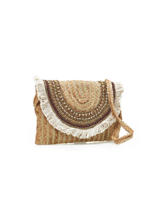 Verde Damen Tasche Beige