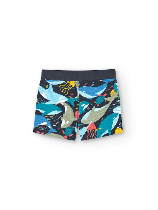 Boboli Kids Shorts/Bermuda Fabric Bermuda MARINE