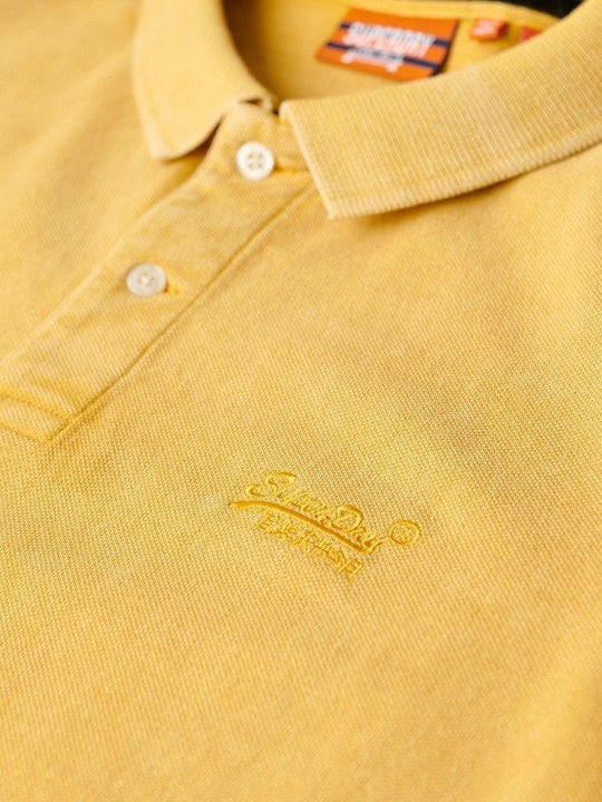 D2 Ovin Vint Polo T-Shirt Yellow