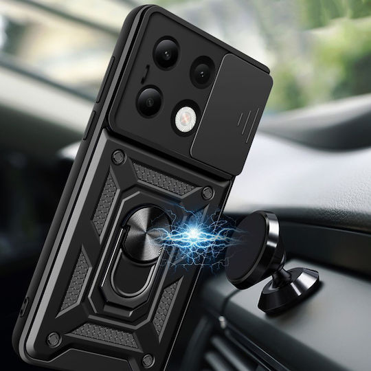 Tech-Protect CamShield Pro Back Cover Plastic Negru (Redmi Note 13 4G LTE)