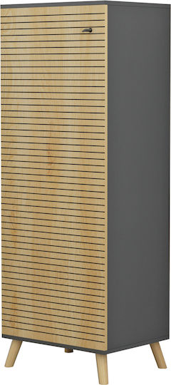 Ξύλινη Παπουτσοθήκη Alvaro 50x38x135cm