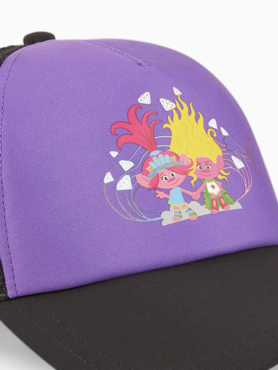 PUMA Kids' Hat Jockey Fabric Purple