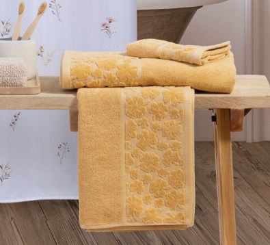 Nef-Nef Homeware Facecloth Sierra 50x90cm Honey Weight 500gsm Nef-Nef Homeware Facecloth Sierra 50x90cm Honey Weight 500gsm