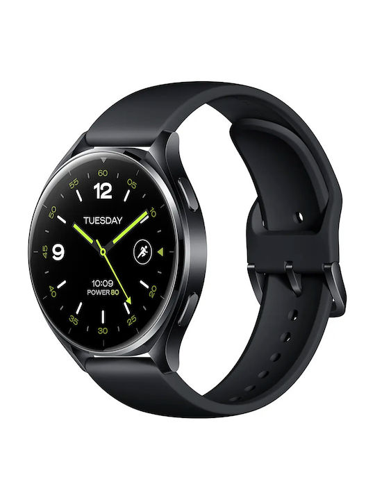 Xiaomi Watch 2 47mm Αδιάβροχο με Παλμογράφο (Black)